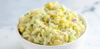 Salade froide aux pommes de terre