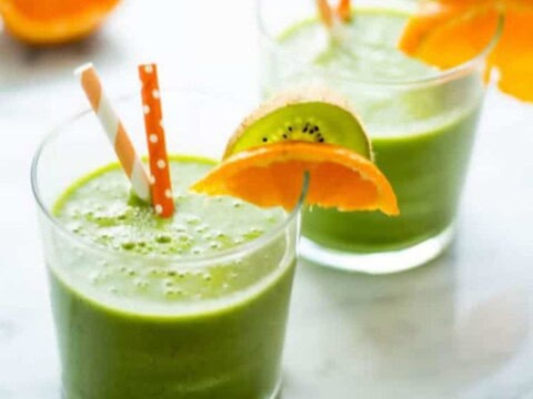 Smoothie kiwi épinards au thermomix