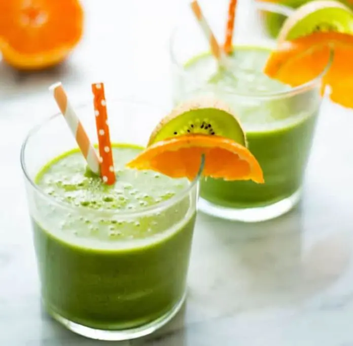 Smoothie kiwi épinards au thermomix