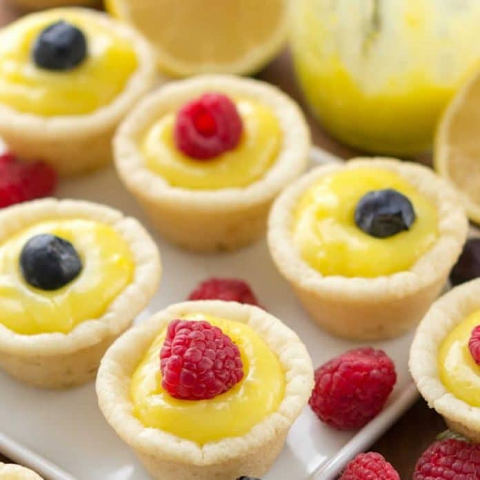 Tartelette au lemon curd