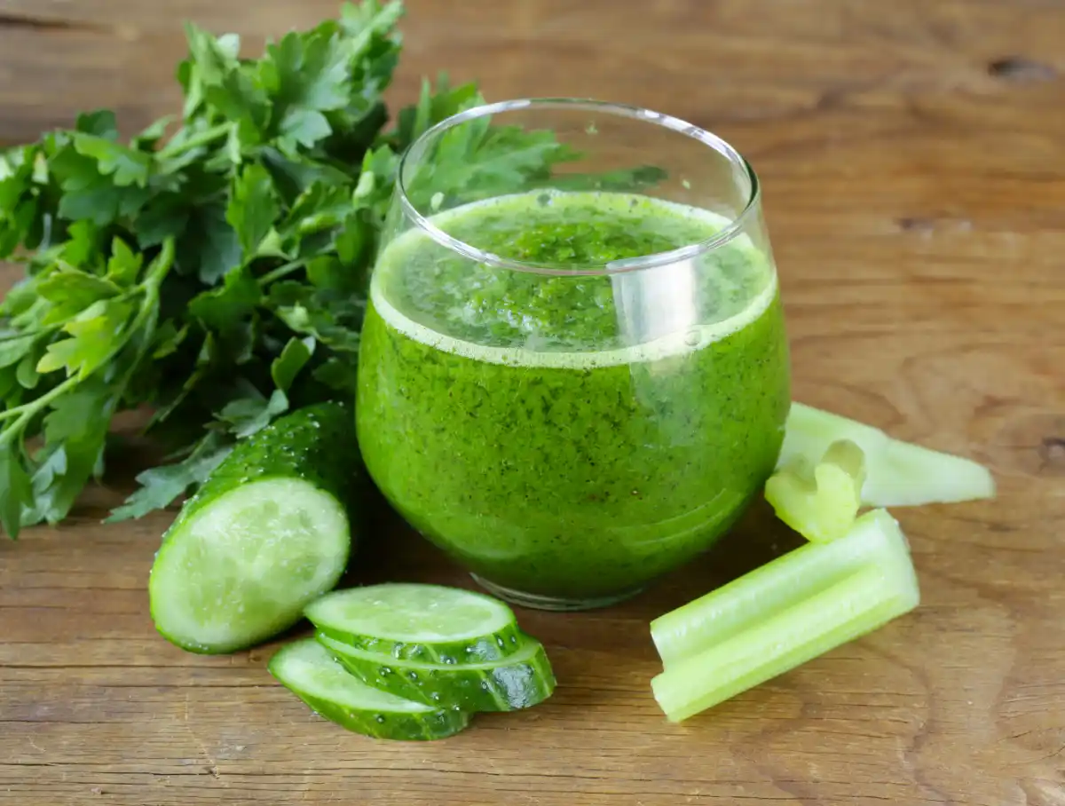 jus détox vert au Thermomix