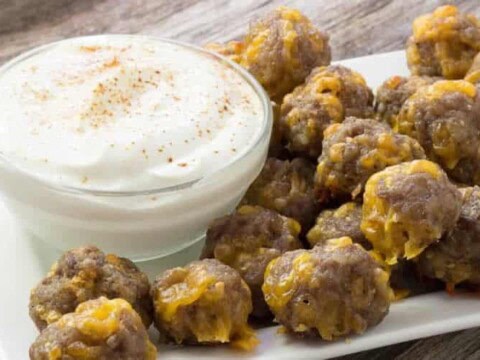 Boulettes apéritif de boeuf au fromage