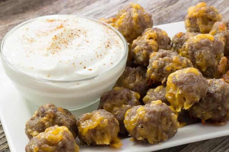 Boulettes apéritif de boeuf au fromage
