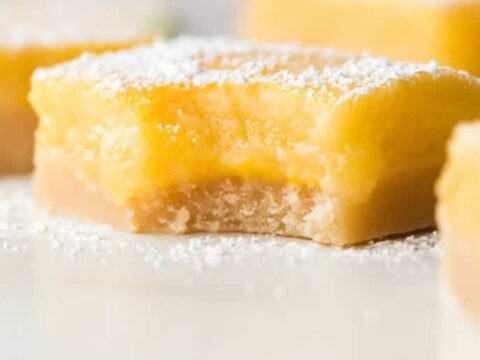 Carrés fondants au citron au thermomix