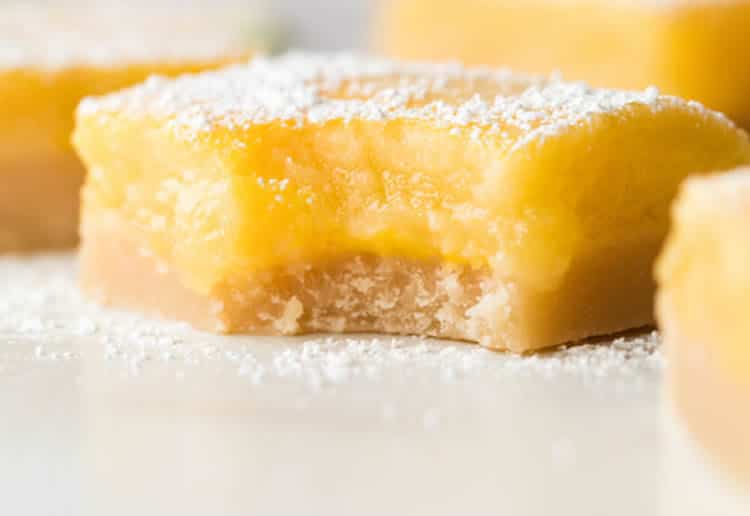 Carrés fondants au citron au thermomix