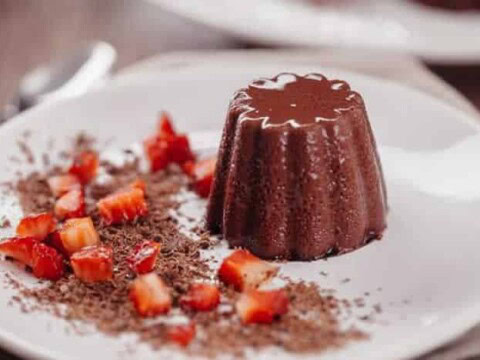 Flan au chocolat noir au thermomix