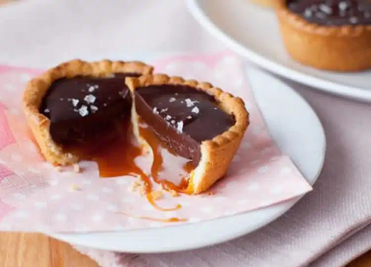 Mini tartelettes chocolat et caramel