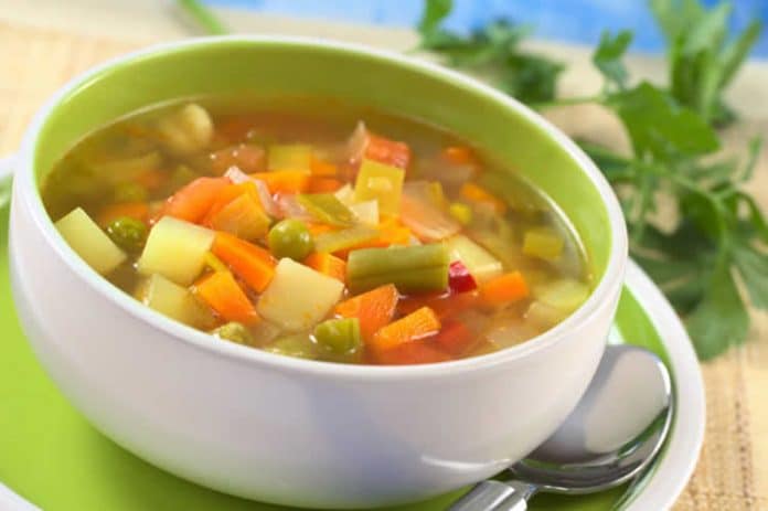 Soupe gourmande à moins de 100 calories