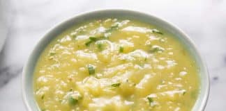 Soupe pomme de terre et poireaux au thermomix