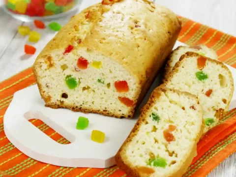 cake moelleux aux fruits confits au thermomix