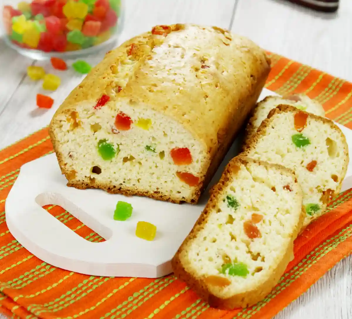 cake moelleux aux fruits confits au thermomix