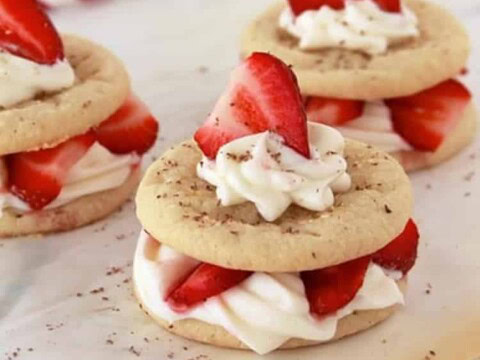 Biscuits sablés aux fraises au thermomix
