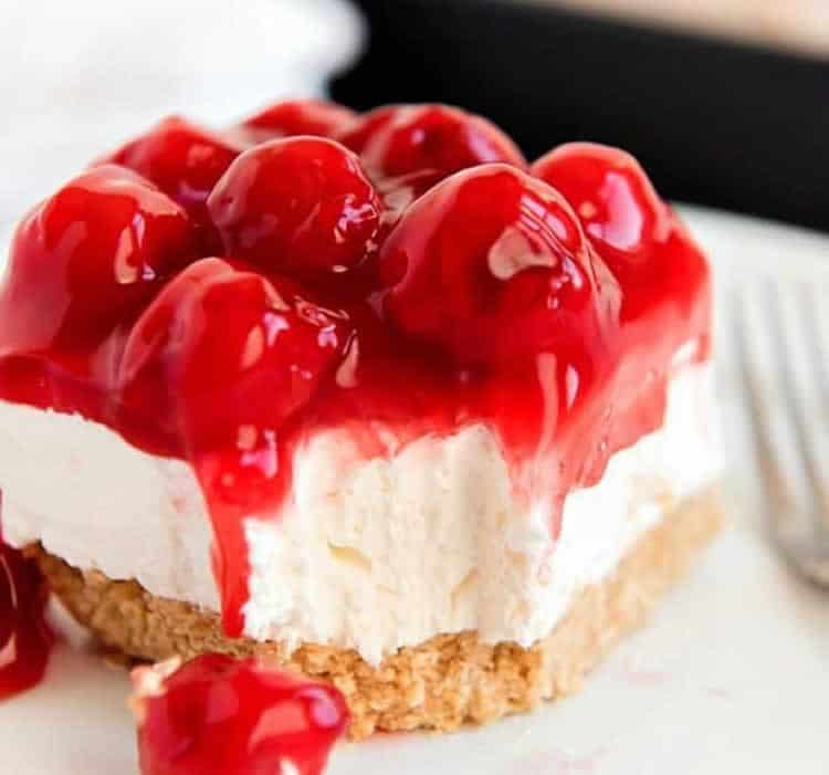 Cheesecake cerises sans cuisson