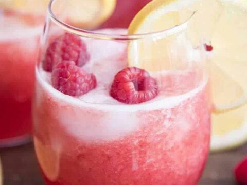 Cocktail framboise sans alcool au thermomix