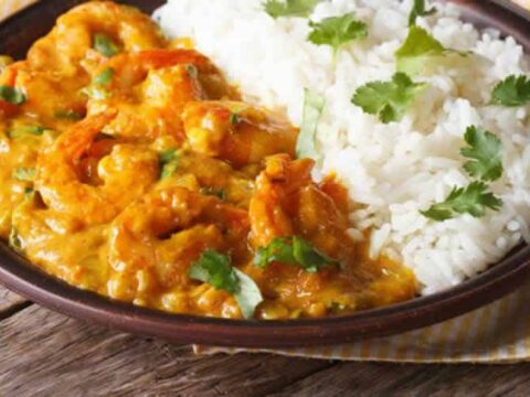 Crevettes au lait de coco au thermomix