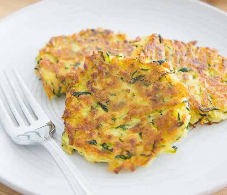 Galettes de courgettes râpées