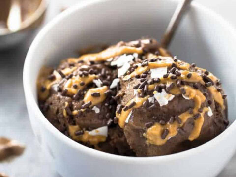Glace chocolat et banane au thermomix