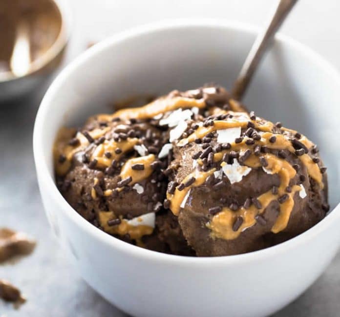 Glace chocolat et banane au thermomix