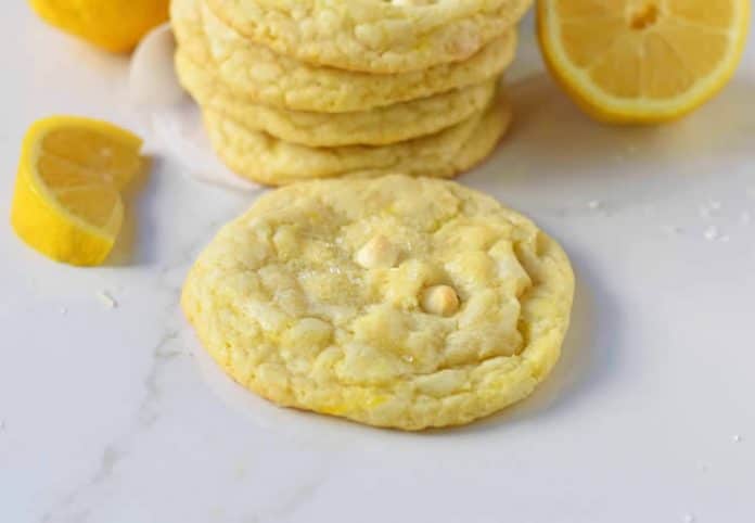 Gâteaux au chocolat blanc et citron
