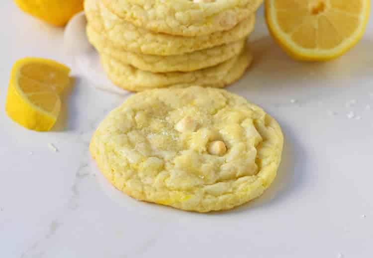 Gâteaux au chocolat blanc et citron