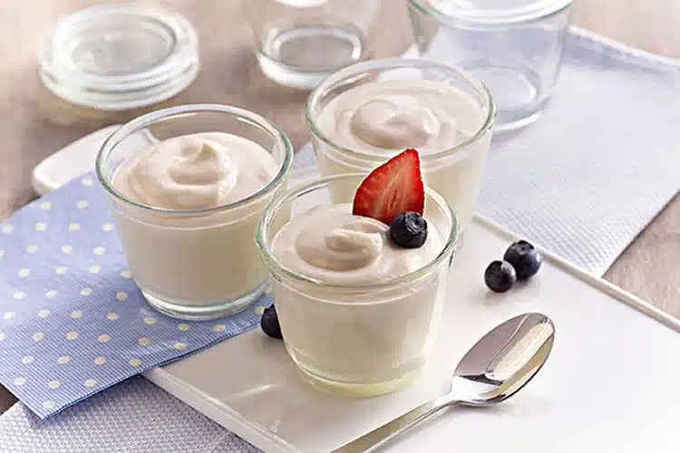 Mousse au chocolat blanc