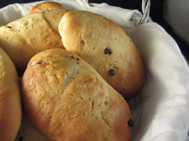 Petits pains briochés au chocolat