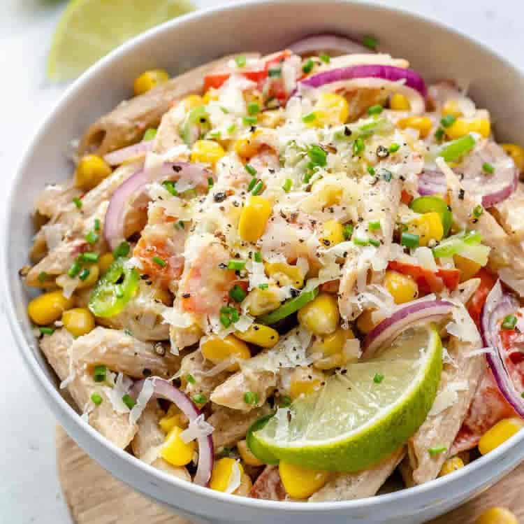 Salade penne à la mexicaine