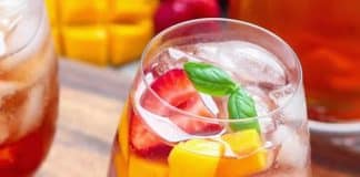 Sangria au thé glacé