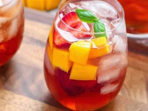 Sangria au thé glacé