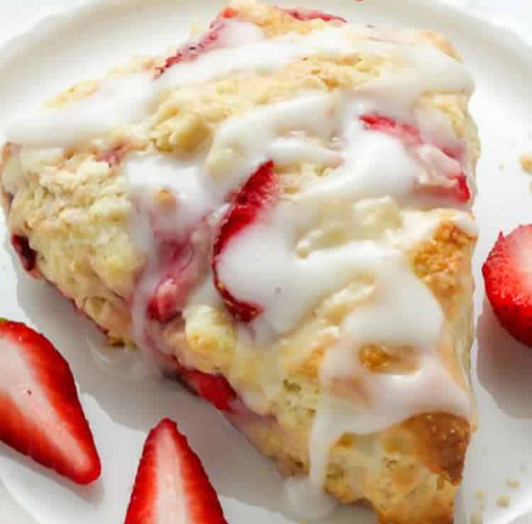 Scones aux fraises