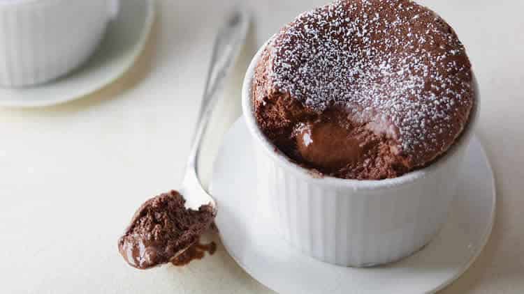 Soufflé au chocolat facile