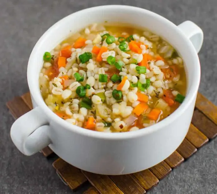 Soupe de légumes légère