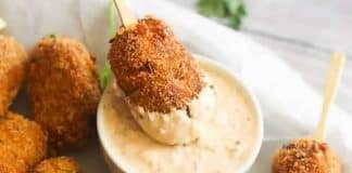 Apéro croquettes de saumon à la rémoulade