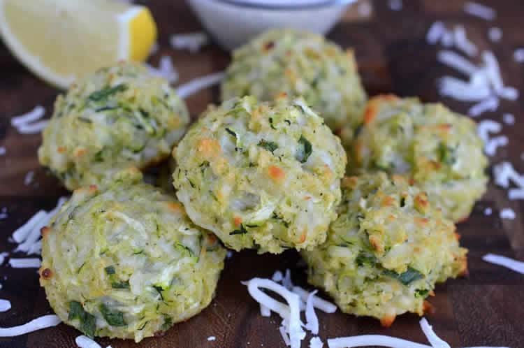 Boulettes de courgettes au mozzarella