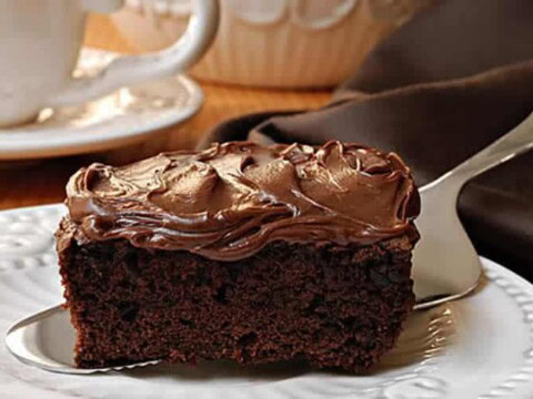 Cake chocolat avec glaçage