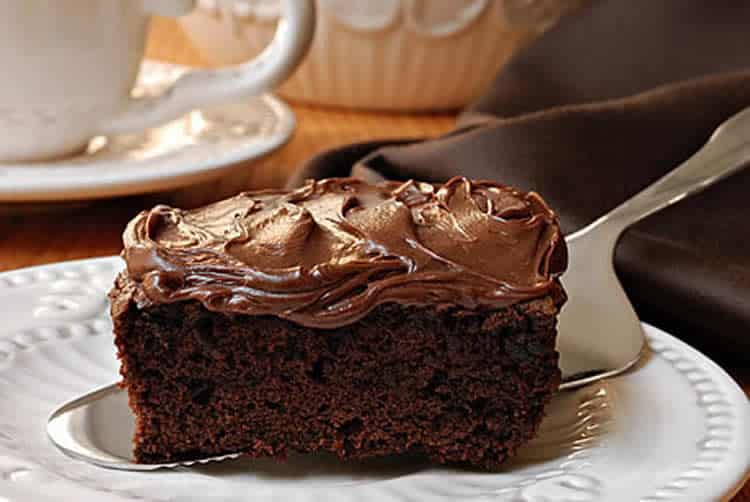 Cake chocolat avec glaçage