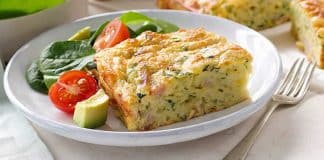 Carrés aux courgettes et fromage
