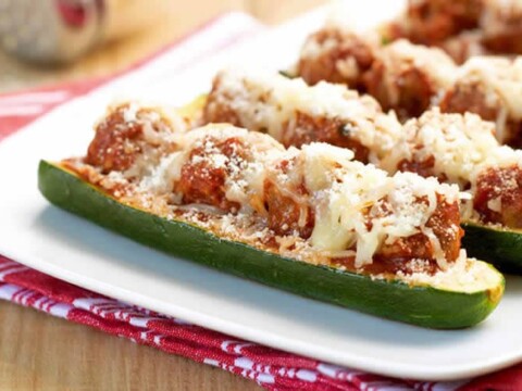 Courgettes farcies à la viande hachée
