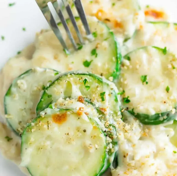 Gratin courgettes au fromage