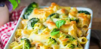 Gratin pâtes au brocoli au cookeo