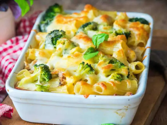 Gratin pâtes au brocoli au cookeo