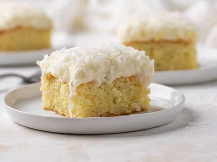 Gâteau moelleux à la noix de coco