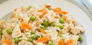 Riz au poulet et légumes au cookeo