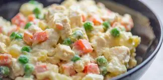 Salade pommes de terre et poulet
