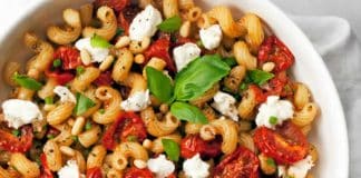 Salade pâtes tomates et mozzarella au cookeo