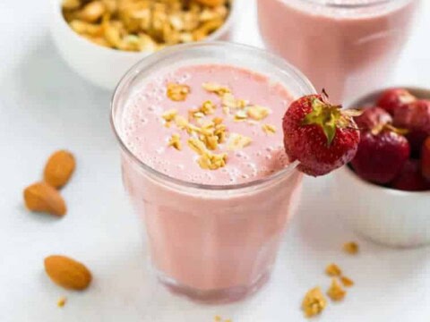 Smoothie fraises yaourt au thermomix