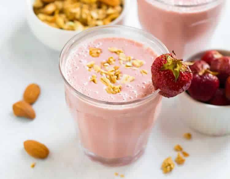 Smoothie fraises yaourt au thermomix