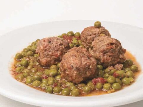 Boulettes aux petits pois au cookeo