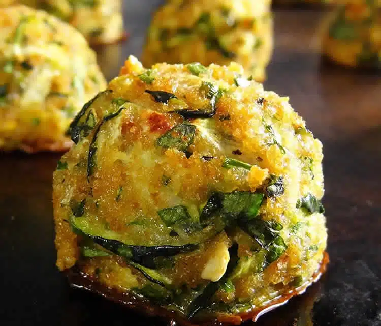 Boulettes de courgettes au four