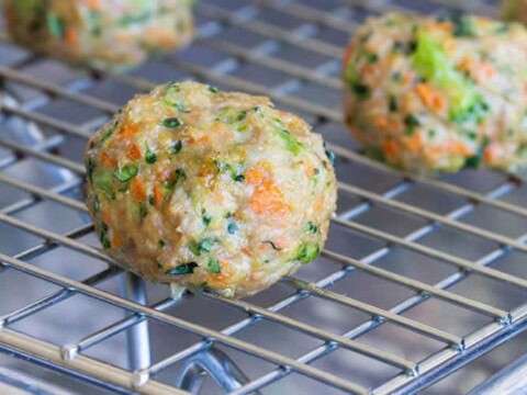 Boulettes de dinde aux légumes
